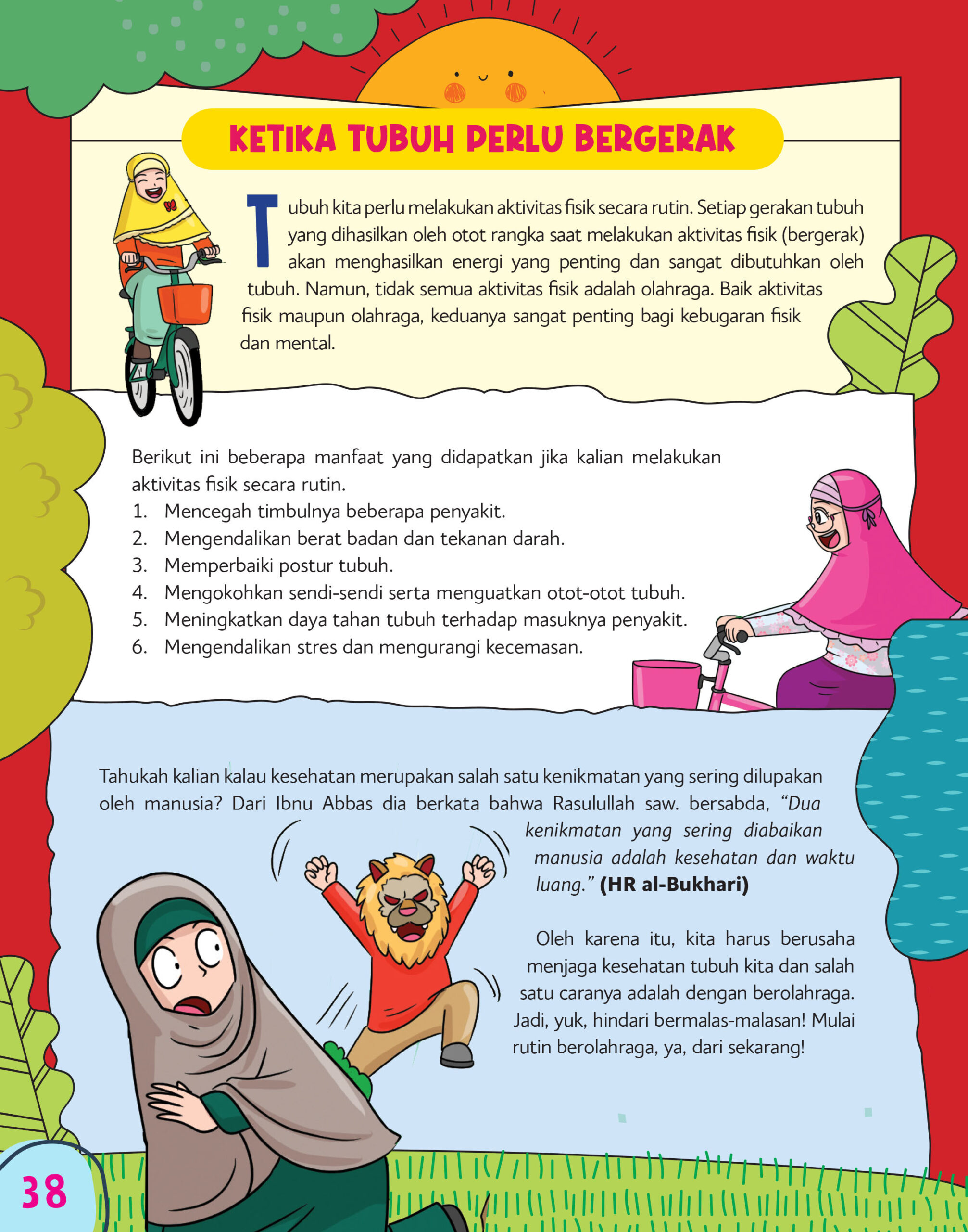 komik anak sehat islami, illustrasi menarik