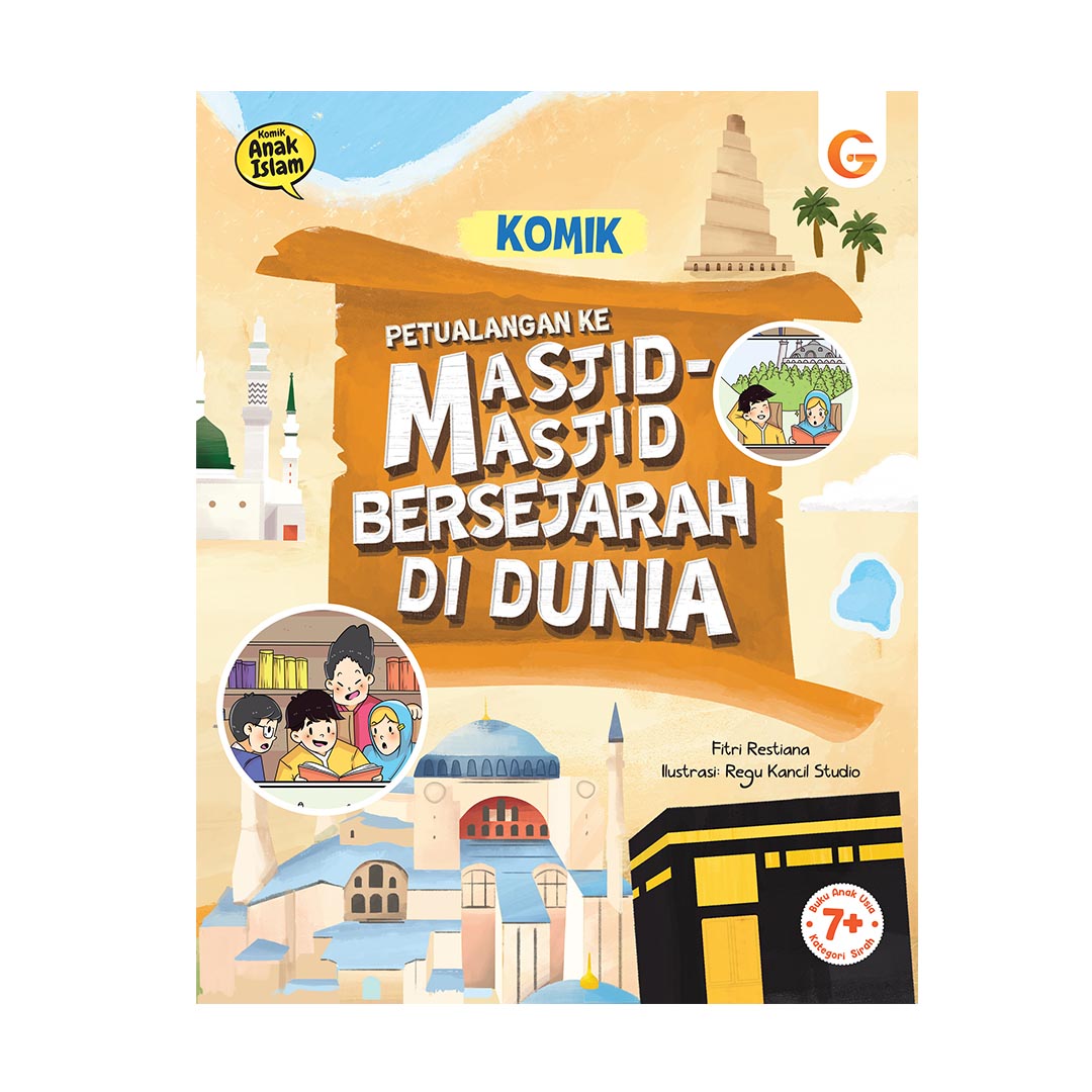 Komik Petualangan Ke Masjid-Masjid Bersejarah di Dunia