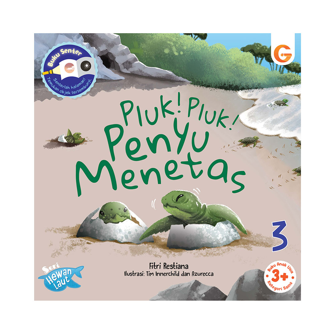 Seri Hewan Laut ; Pluk! Pluk! Penyu Menetas